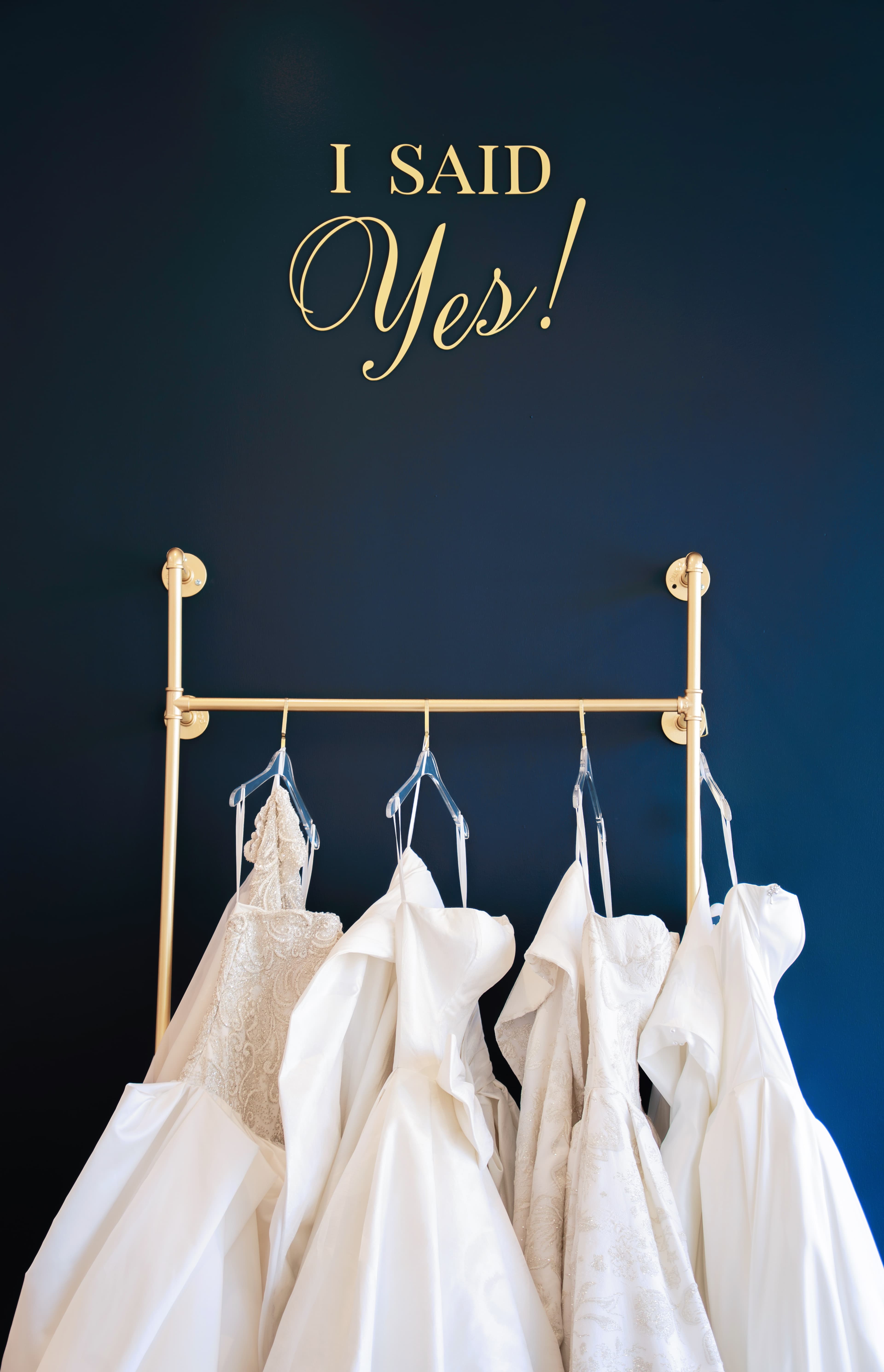 Inside the Lily and Lace Bride showroom in the Dallas Design District